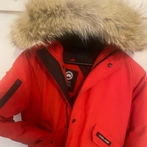 Red Short Canada Goose Big Kids